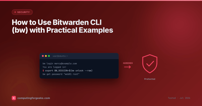 How to Use Bitwarden CLI (bw) with Practical Examples