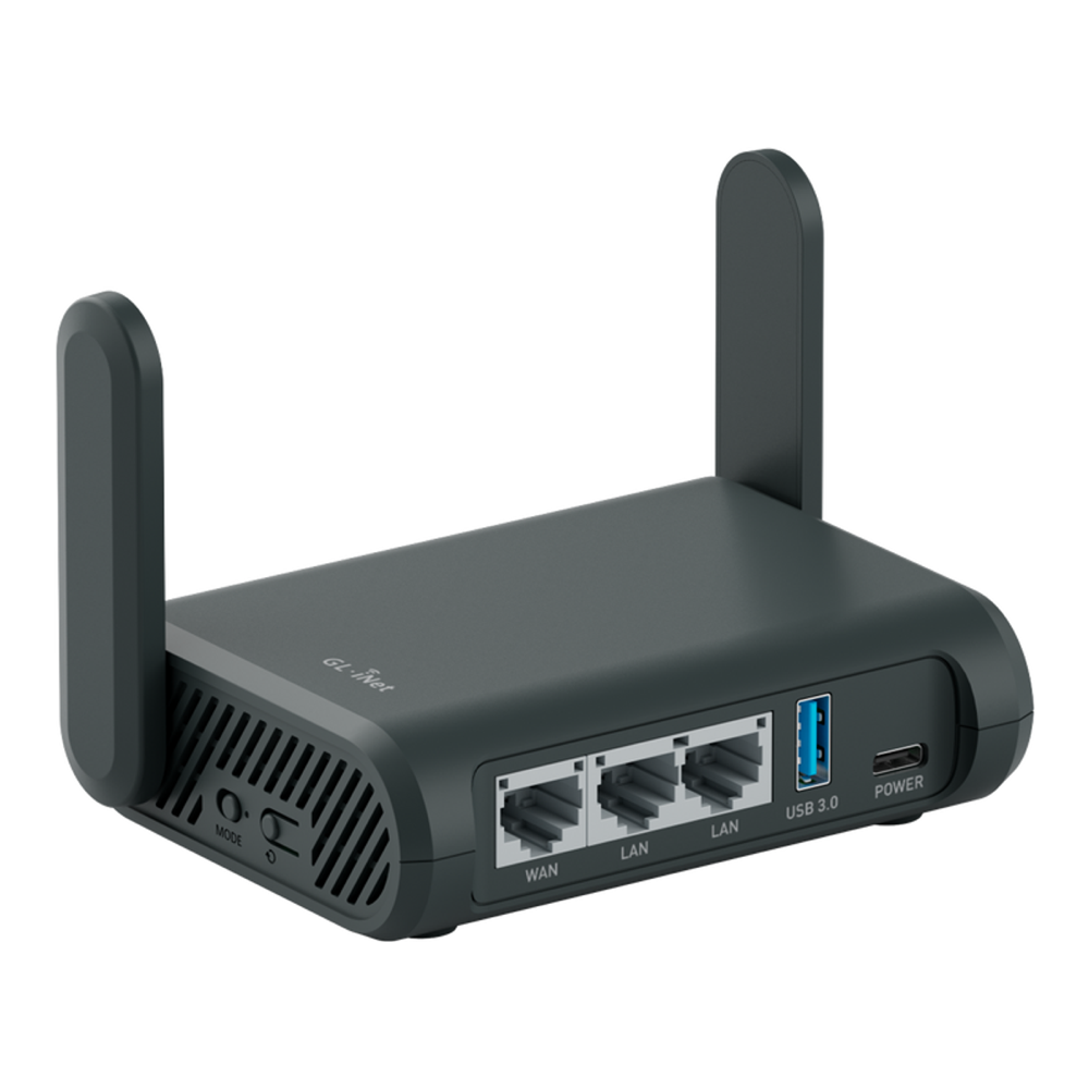 Best Travel Router for WireGuard and Tailscale 4 GL.iNet Slate AX GL-AXT1800 travel router with WireGuard and OpenVPN