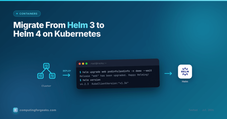 Migrate From Helm 3 to Helm 4 on Kubernetes