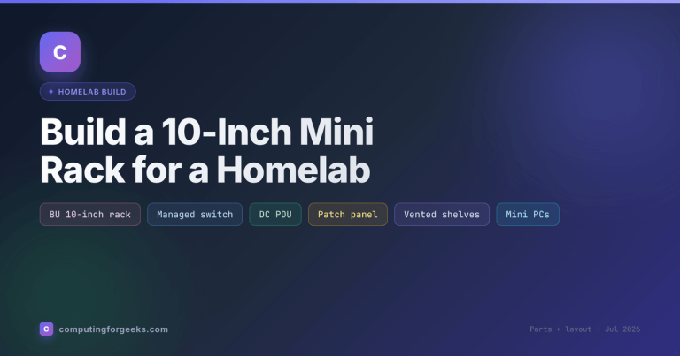 Build a 10-Inch Mini Rack for a Homelab
