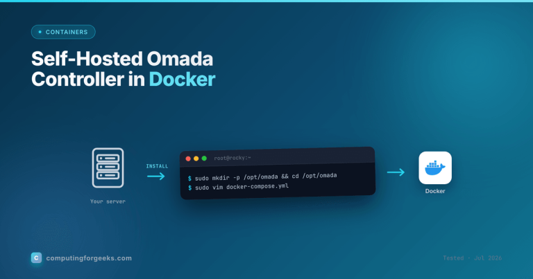 Run a Self-Hosted Omada Controller in Docker (with HTTPS)
