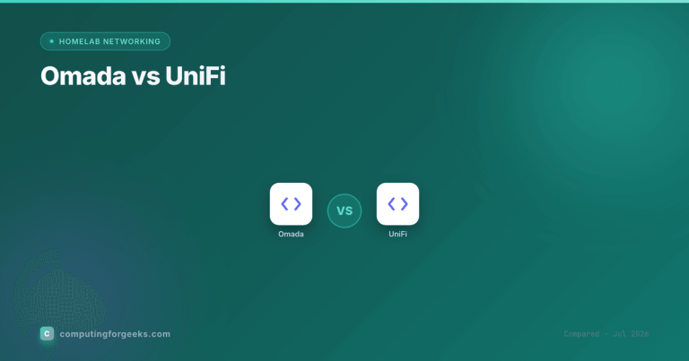 Omada vs UniFi for a Homelab: Which to Self-Host