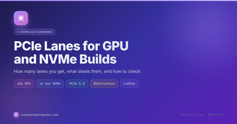 PCIe Lanes Explained for GPU and NVMe Builds