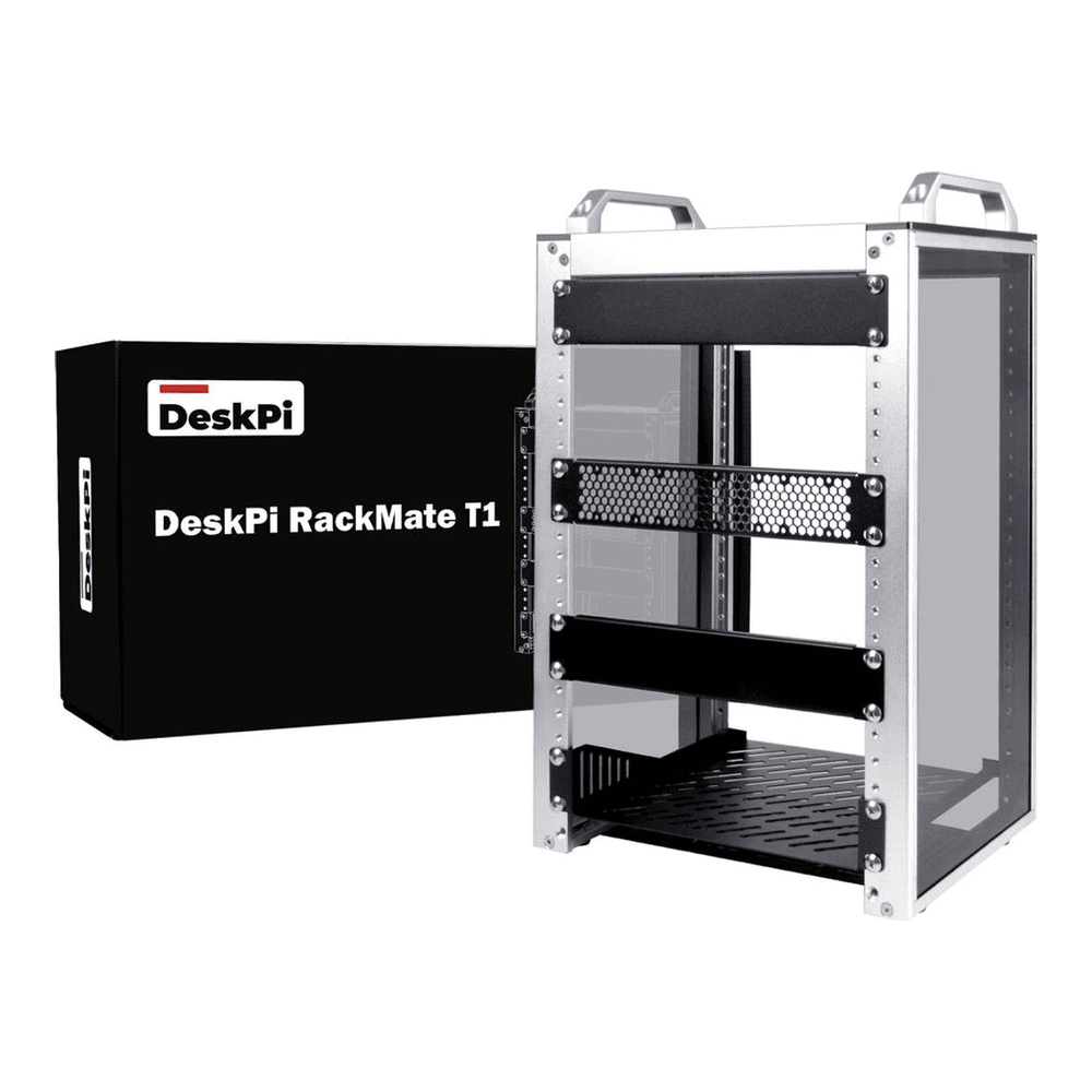 Build a 10-Inch Mini Rack for a Homelab 1 DeskPi RackMate T1 8U 10-inch homelab server rack