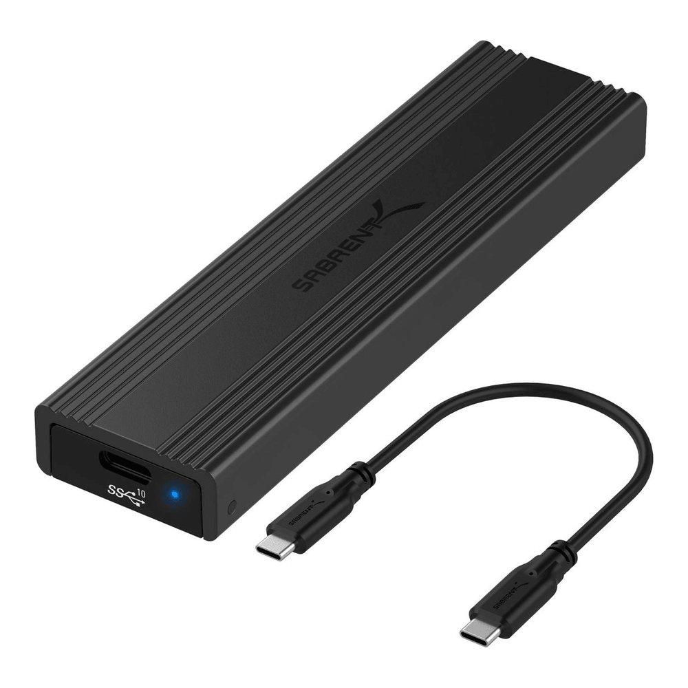 Sabrent EC-SNVE USB 3.2 Gen 2 NVMe and SATA M.2 enclosure with RTL9210B bridge