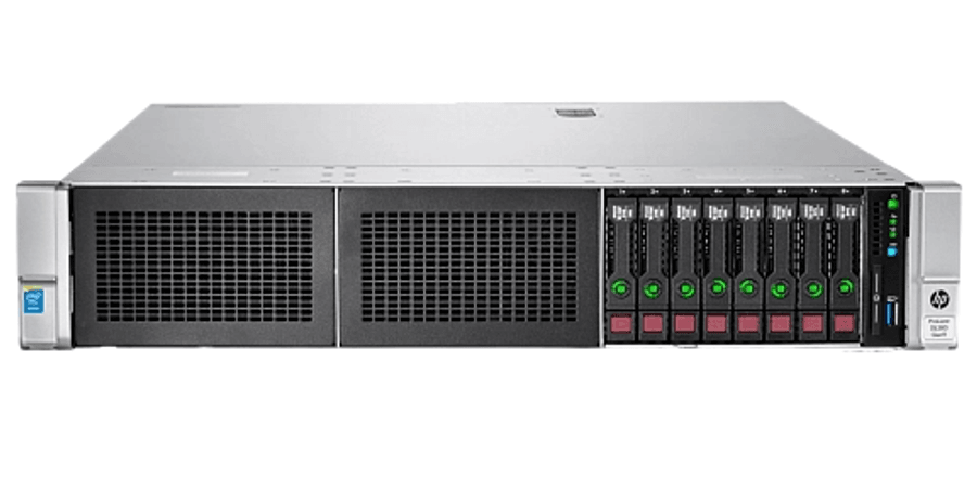 HPE ProLiant DL380 Gen9 2U rackmount server front view