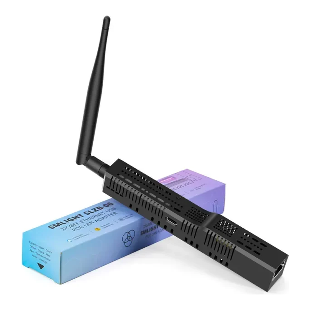SMLIGHT SLZB-06 Zigbee to Ethernet USB PoE LAN adapter with retail box
