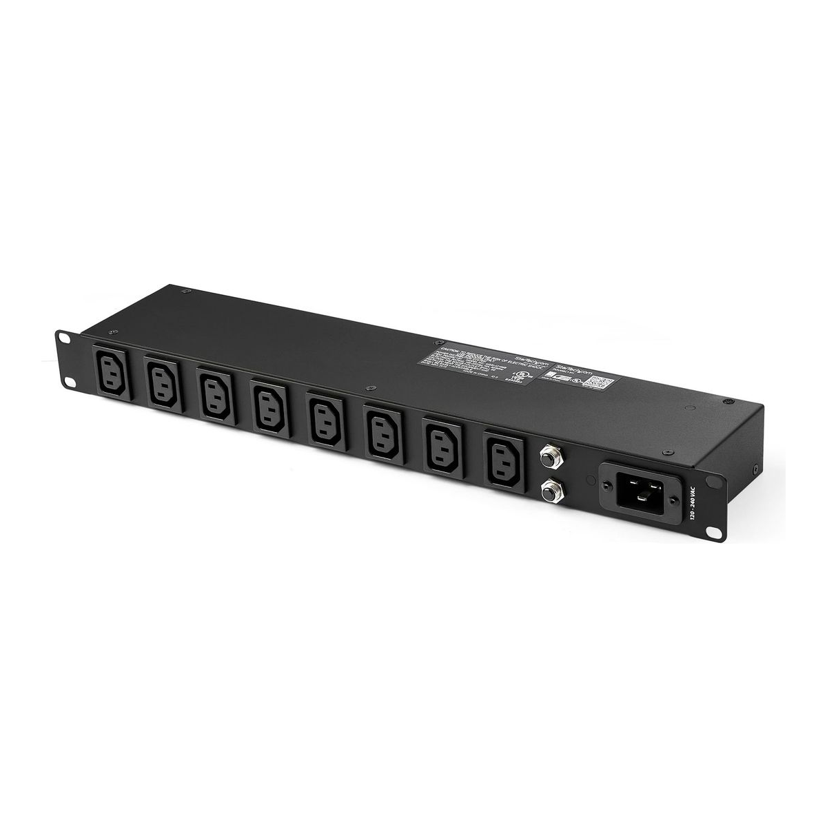 StarTech PDU08C13H 8-outlet C13 rackmount PDU with a C20 inlet