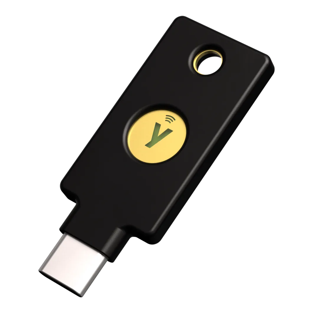 Yubico Security Key C NFC, a FIDO2/U2F USB-C security key ideal for SSH