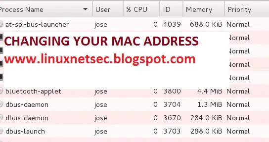 linux set mac address